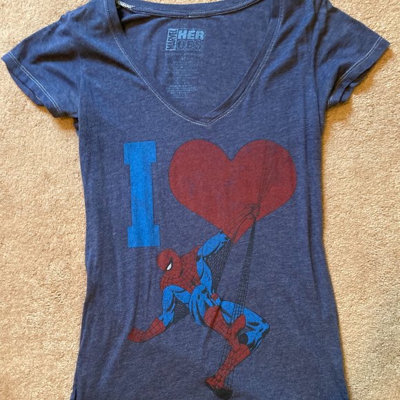 Marvel Tops - Vintage Style Spider Man T-Shirt
